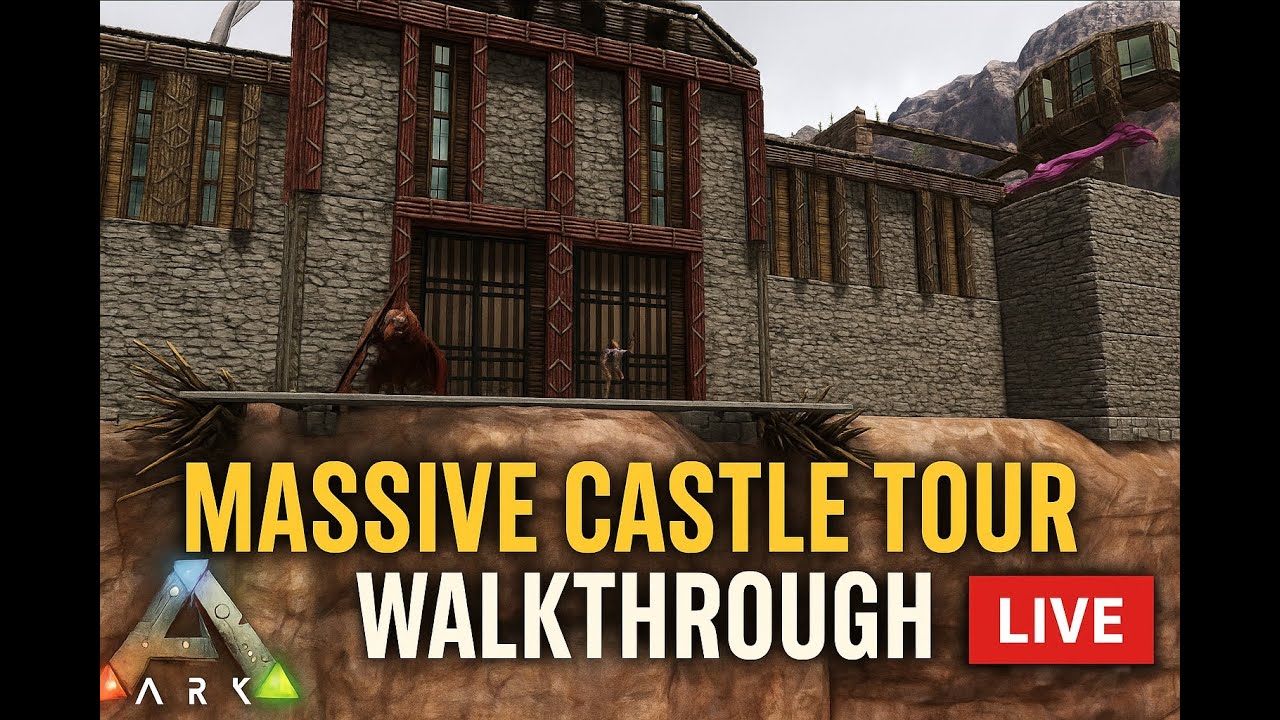 ARK SURVIVAL EVOLVED : CASTLE BUILD RAGNAROK - YouTube