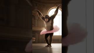 Dancing Monkey #ballet #monkey #shorts #ai #dancing #dancevideo #dancemonkey #animation #comedy #lol