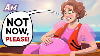 I Started Giving Birth On A Lifeboat In The Middle Of The Ocean
