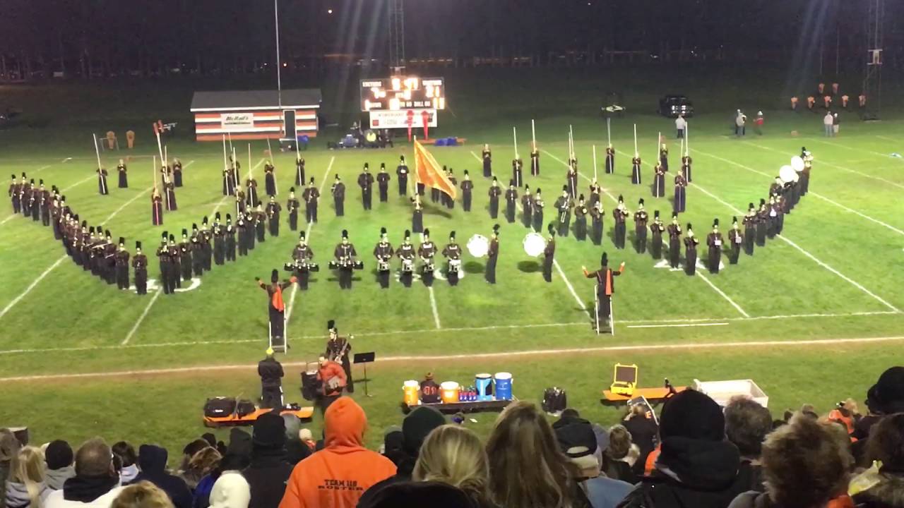 Escanaba HS Marching Band performs Clocks by Coldplay 10/21/16 YouTube