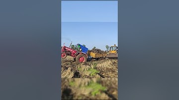 Jcb 3dx Machine Going To Another Village For Mud Loading With Mahindra Tractor | Jcb Gadi #tractor