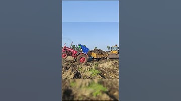 Jcb 3dx Machine Going To Another Village For Mud Loading With Mahindra Tractor | Jcb Gadi #tractor