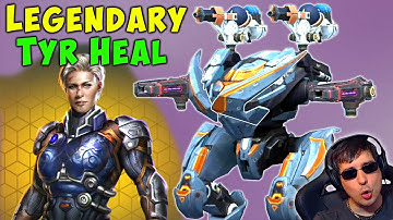 New Legendary TYR Pilot - Mega Healing Pulse War Robots Mk2 Gameplay WR