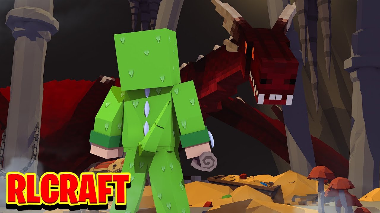 the little club daycare I found the BIGGEST DRAGON CAVE! (RLcraft #6)