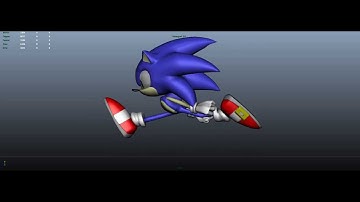 Sonic The Hedgehog test run cycle