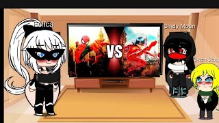 Spider-Man Harem reacts to  Spider-Man vs Ladybug (Christmas/New Year's special) Last 2025 video