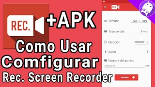 REC. Screen Recorder Pro | Cómo Grabar la Pantalla en Android sin Root screenshot 5