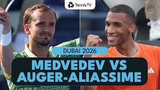 Daniil Medvedev Takes On Felix Auger-Aliassime For Place In Dubai Final 🎯 | Dubai 2026 Highlights