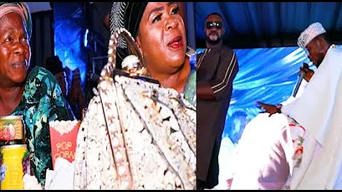 Femi Adebayo, Odunlade Adekola's mother &wife,laugh as Odunlade challenges Jaga's testimony on stage