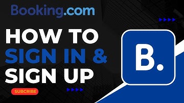 How To Sign in and Sign up on Booking.com !