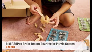 RLYLF 30Pcs Brain Teaser Puzzles for Puzzle Games screenshot 4