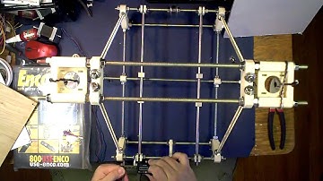RepRap Prusa Mendel Build Unofficial Part 6: Assembling The Y Axis 1st Half