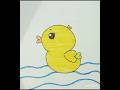 How to draw a Duck #art #shorts #drawing