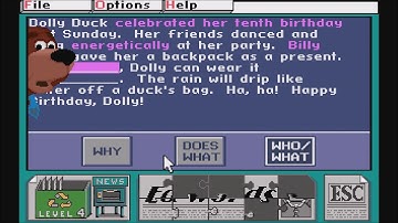 Reader Rabbit 3: Ed Words - Level 4 (Gameplay/Walkthrough)