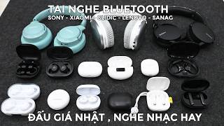 Tai nghe bluetooth tai nghe chụp sony , xiaomi , glidic và một số hàng nhật