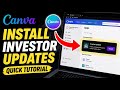 How to install investor updates using Canva property flyers - Quick Tutorial