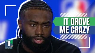 Jaylen Brown REVEALS why he is so MOTIVATED to win NBA Finals and OFFERS his view on whining to REFS