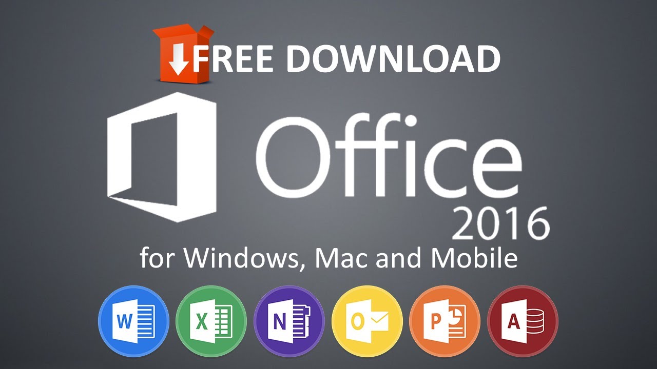 download office 2016 update mac