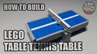 How to Build: LEGO Ping Pong Table