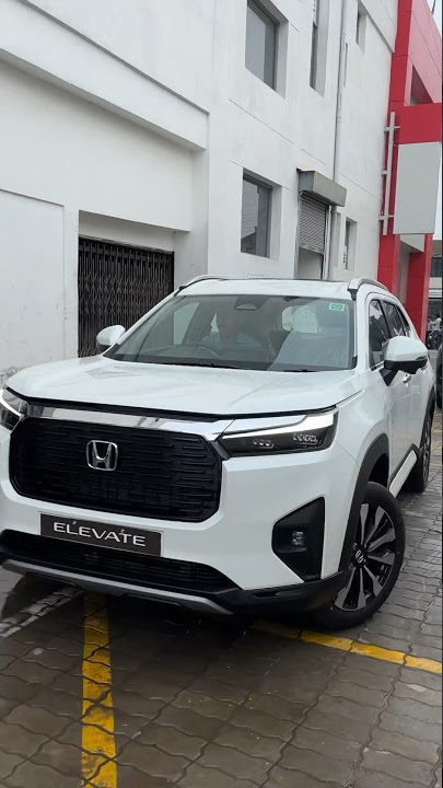 New Honda Elevate 2023 White Colour 🤍 Zx Top Model #cars #shorts #youtube #thecarshow #elevate