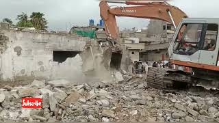 Karachi : Big Encroachment operation in Jubilee Cloth market | 80 shops demolished in 2 days