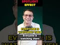 Check how special are you | Spotlight effect #smarterwithsandy #spotlight #shortvideo #sandeepvaidya