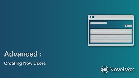 10 Advanced: Creating new users (FGD for Cisco Finesse)