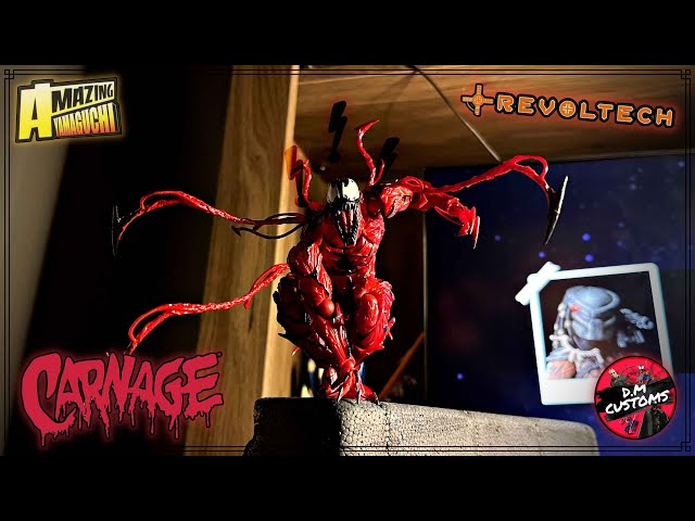 Amazing Yamaguchi Revoltech CARNAGE Review - YouTube