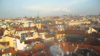 Прага с высоты птичьего полета.