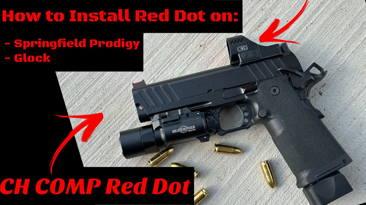 How to Mount Red Dot to Springfield Prodigy or Glock (CH Comp) - YouTube