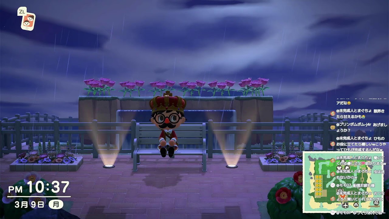 あつ森配信！夜に失礼します！