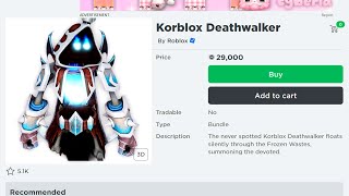 korblox deathwalker leaked...