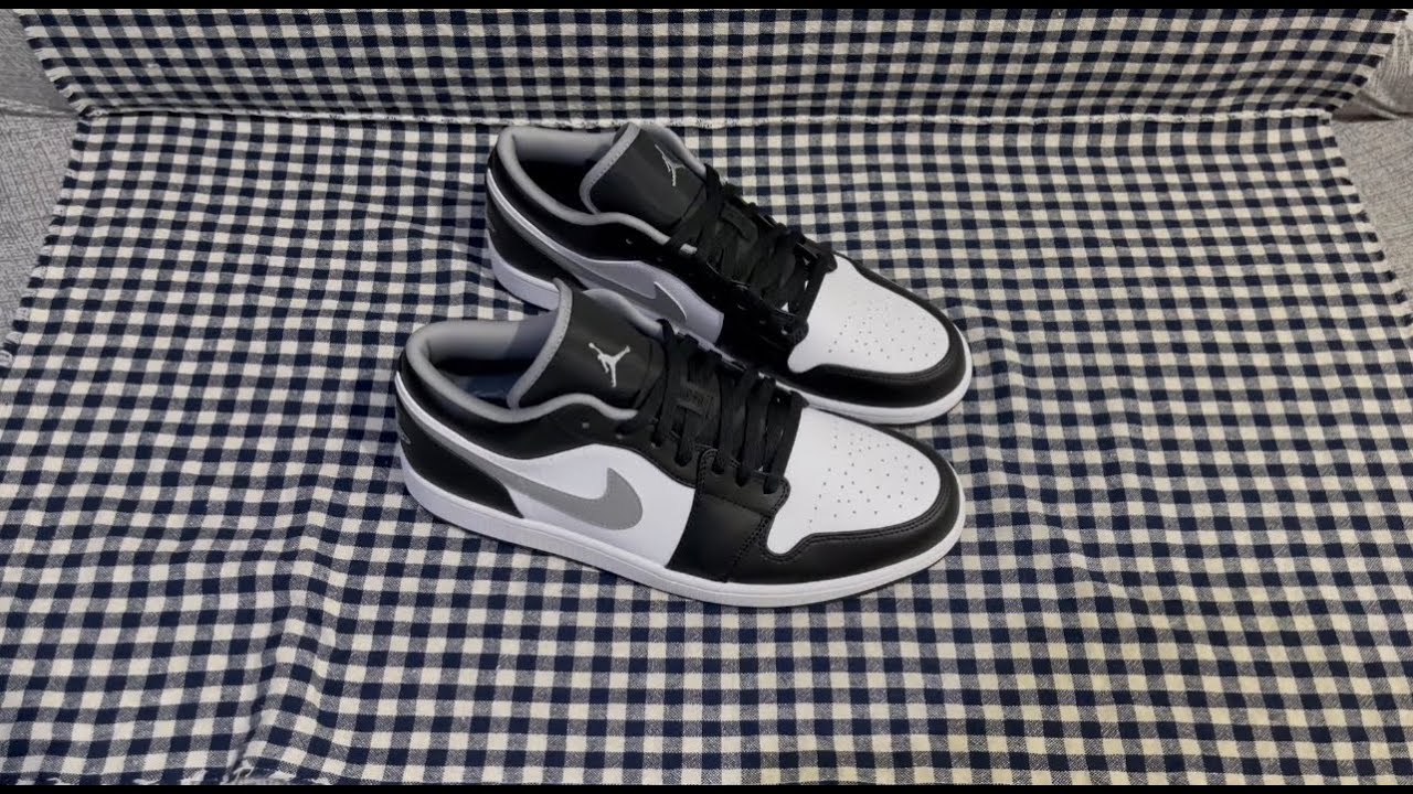 JORDAN 1 LOW BLACK MEDIUM GREY - YouTube