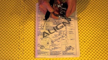 Align Trex 700E Pro DFC Build Series Part 8