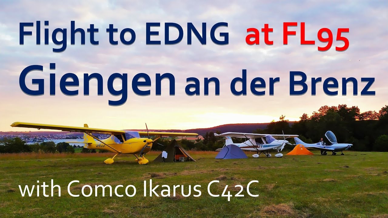 ✈ Flug nach Giengen an der Brenz mit einer Comco Ikarus C42C