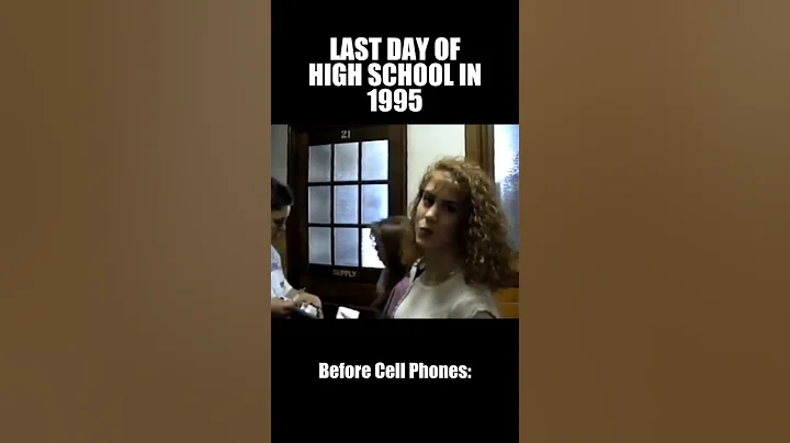 Last Day Of High School In 1995 | #nostalgic #nostalgia #90skids #shorts