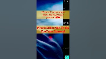 ❤️Write a C program to print the heart star pattern❤️|#shorts#short#program#c_program|