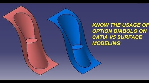 DIABOLO OPTION - BiW TEMPLATES - CATIA V5 - SURFACE MODELING