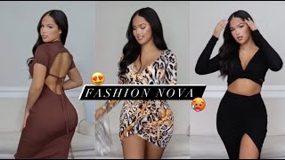 FASHION NOVA try on haul (Matching sets \& Dresses) - eemmahallberg