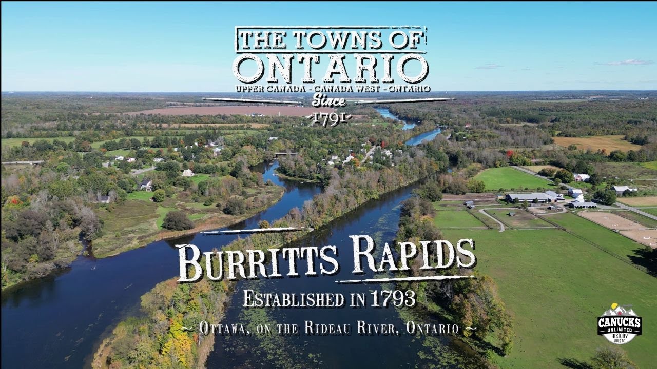 Burritts Rapids Aerial Tour 4K Drone Footage Towns of Ontario