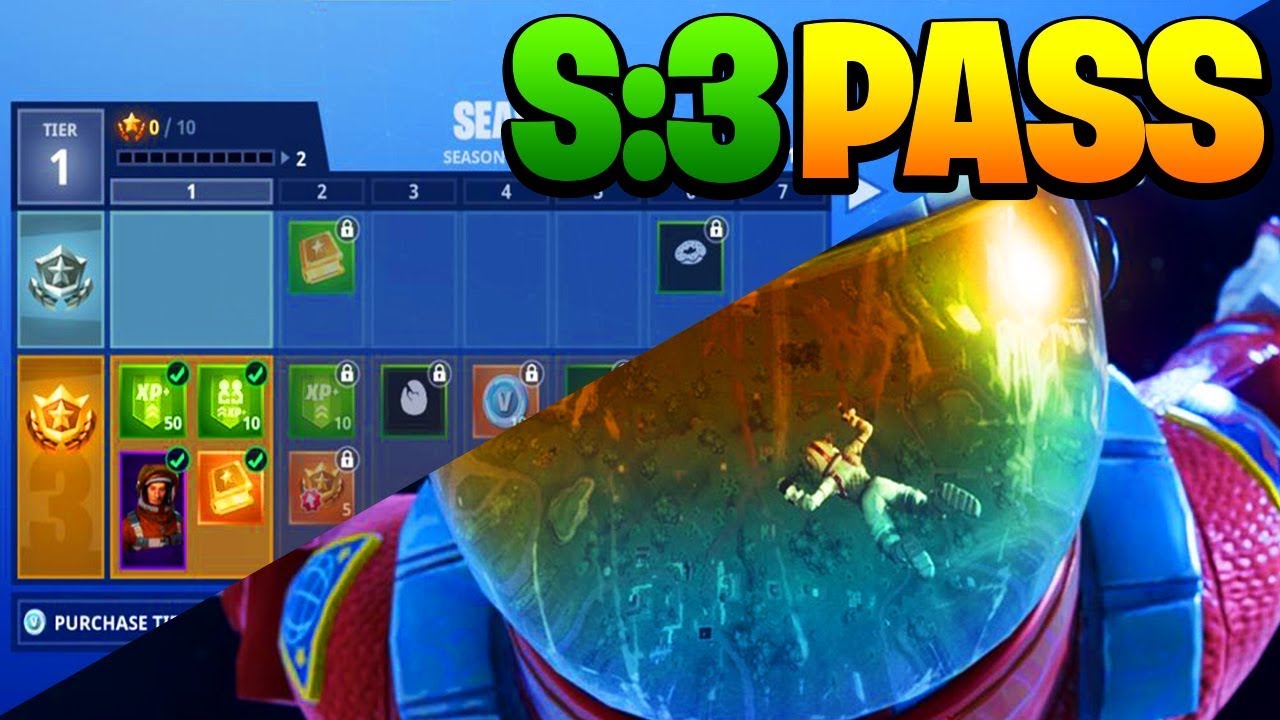 FORTNITE SEASON 3 BATTLE PASS ITEMS LEAKED - YouTube