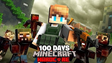 I Survived 100 Days in a ZOMBIE APOCALYPSE in Minecraft! (FULL MOVIE)