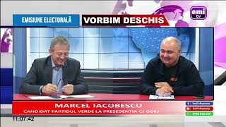 VORBIM DESCHIS - EMISIUNE ELECTORALĂ - MARCEL IACOBESCU -  PARTIDUL VERDE -  31 05 2024