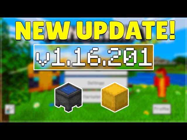 MCPE 1.16.201 OFICIAL - NOVA VERSÃO OFICIAL COM CORREÇÕES DE BUGS