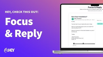 HEY! Respond to multiple emails without distractions