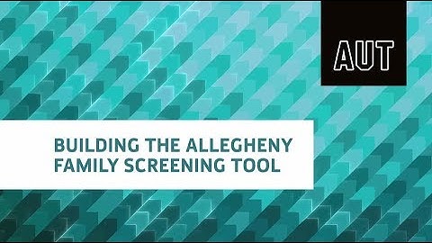 Building the Allegheny Family Screening Tool - (extended version)