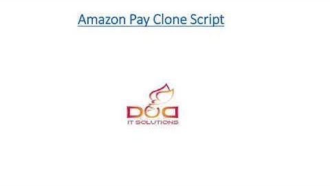 Amazon Ecommerce Clone Script - DOD IT SOLUTIONS