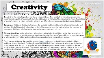 Problem-Solving and Creativity