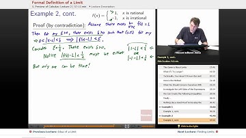 "Formal Definition of a Limit" | Precalculus with Educator.com