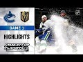 NHL Highlights | Second Round, Gm1: Canucks @ Golden Knights - Aug. 23, 2020